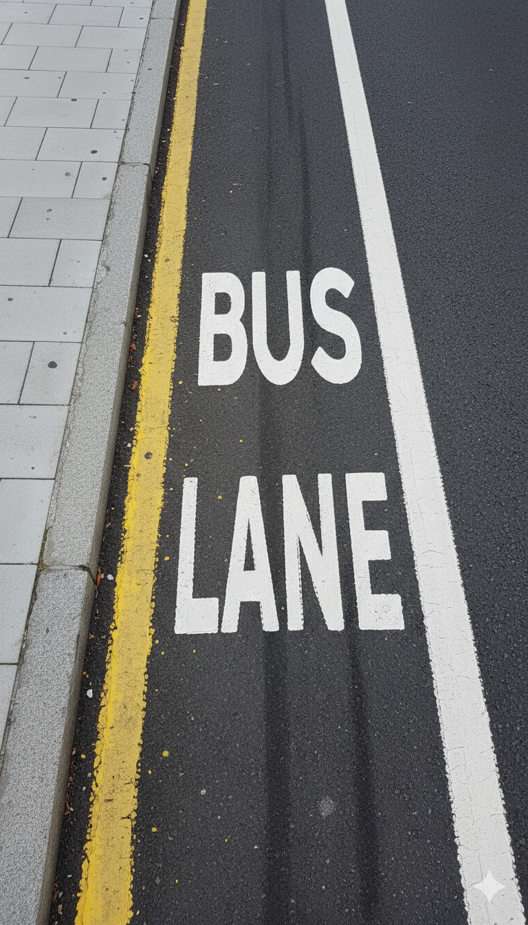 Bus Stop / Bus Lane