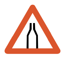 Carriageway Narrows