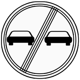 End of Prohibition of Overtaking