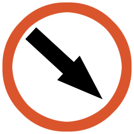 Keep to the Right / Pass on Right Side