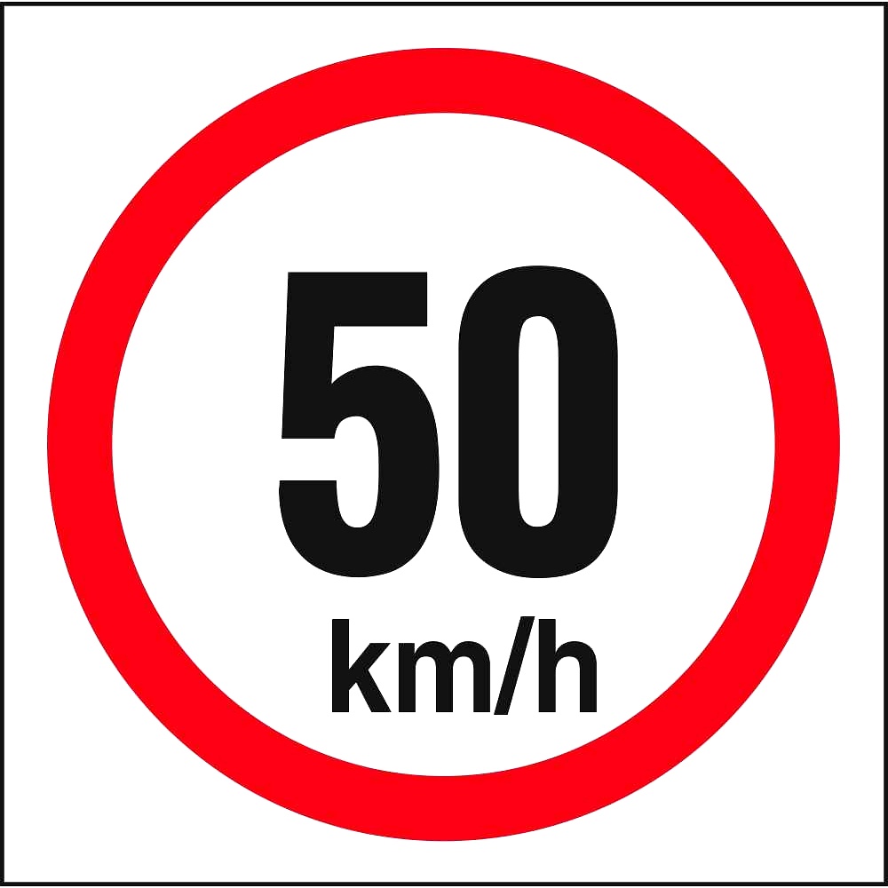 Entry to 50 Km/h Zone
