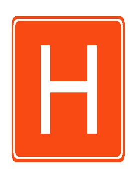 Hospital Ahead with Accident & Emergency