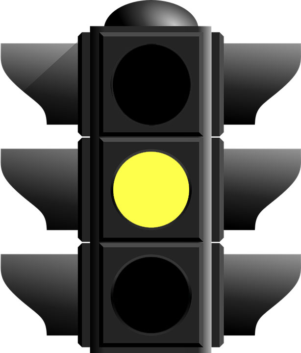 Yellow Traffic Light / Prepare to Stop