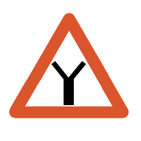 Y-Intersection / Yield to Right Traffic